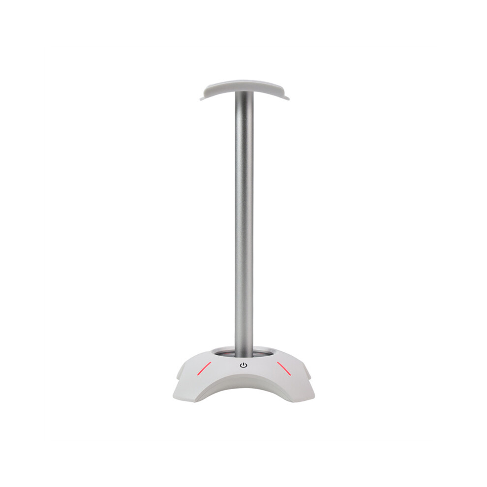 (White) Rgb Gaming Headphones Stand Headset Hanger Holder Desktop Display With 2*Usb White 320997678960