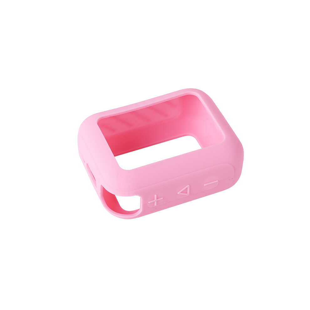 (Pink) For Jbl Go4 Bluetooth Speaker Silicone Portable Protect Case Cover+Buckle Pink 320997685968