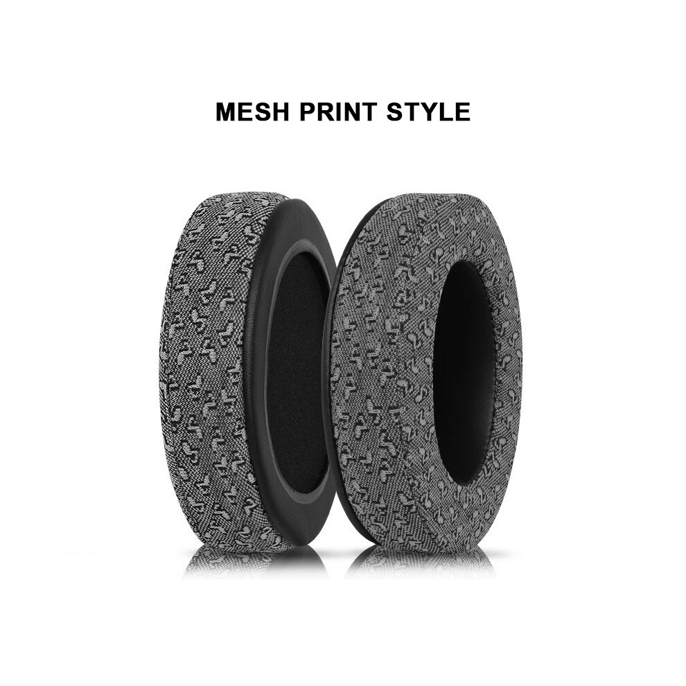 ( Print) 110*90Mm 1 Pair Earpads Cushions Ear Pads Cover For Brainwavz Hm5 Headphone Gray 320997672296
