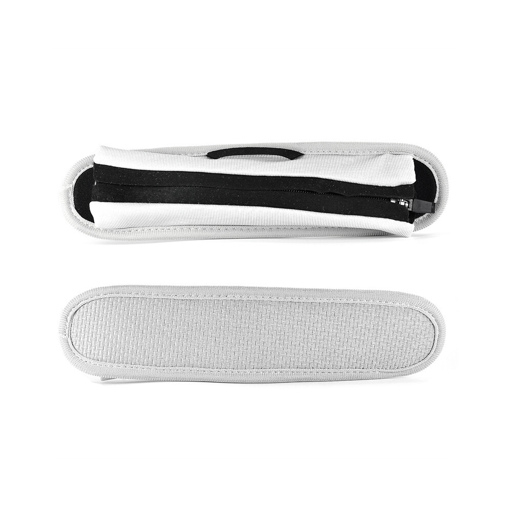 (White) Headphone Headband Cover Zipper Cushion Protective Pad Head Beam Cover White 320997686187