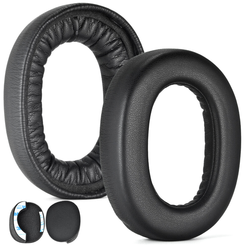 (Black) 1 Pair Replacement Earpad Cushion Cover For Jabra 85H Headphone Earmuff Black 320997686125
