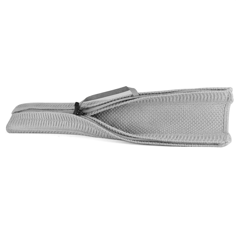 (Grey) Headphone Headband Cover Zipper Cushion Protective Pad Head Beam Cover Grey 320997686323