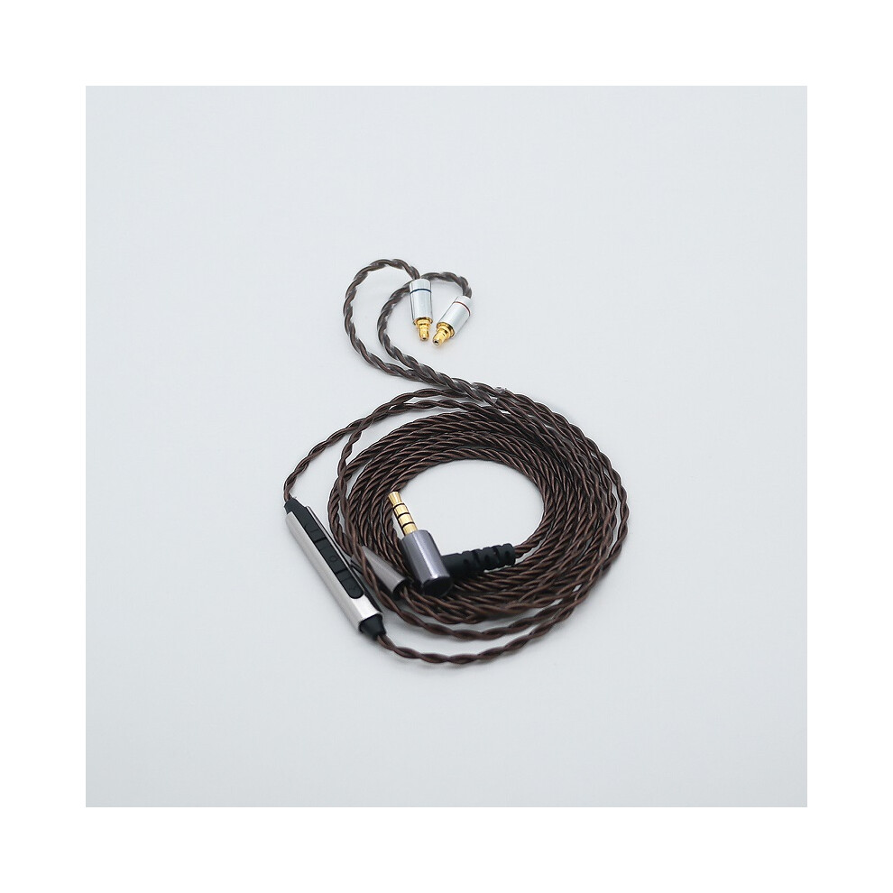 (Ie100/400/500Pro) 3.5Mm Mmcx For Shure Ie900/500Pro Curved Plug Headphone Cable With Microphone 320997687313