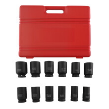 12 pieces 3/4" Inch 6 Point Impact Socket Set Car Repair Tool Kit 24mm to 41mm