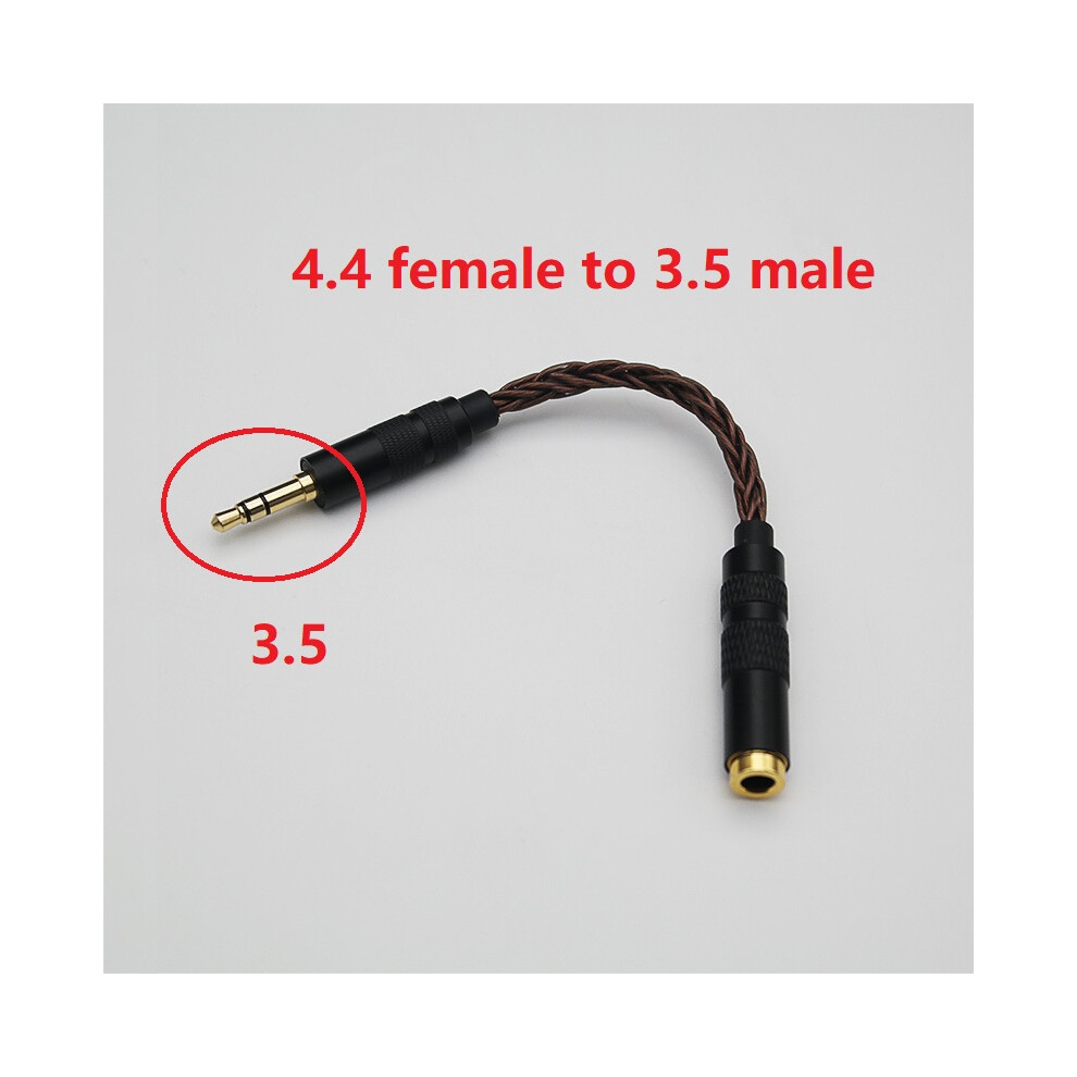 ( 4.4 To 3.5) Audio Adapter Cable Adaptor 4.4 Balanced Female To 2.5 Balanced Male 3.5 Stereo Male Bronze 320997686880