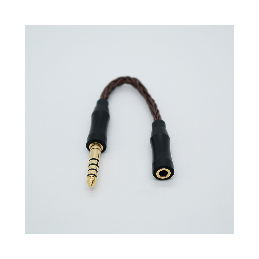 (4.4 Balanced Males ) 1Pcs 3.5 Stereo Female To 2.5/4.4 Balanced Male Upgrade Audio Cable Adapters Bronze 320997687092