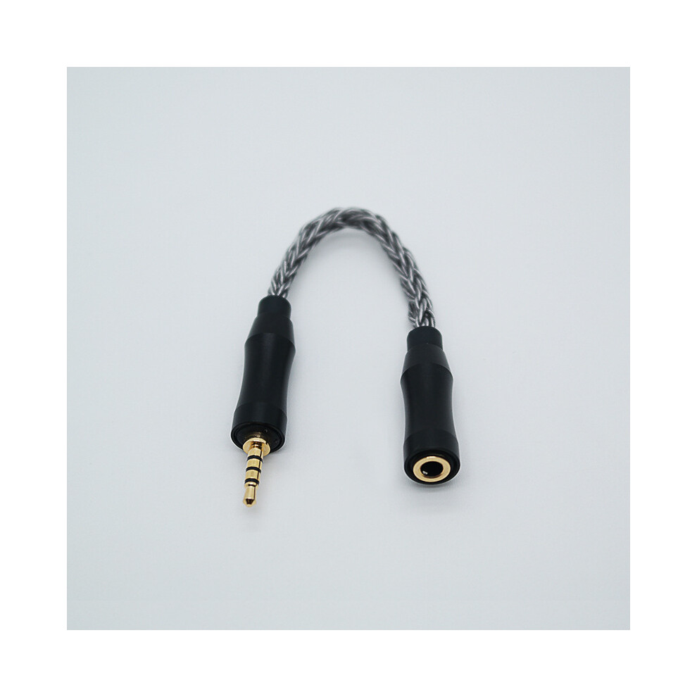 (2.5 Balanced Male Cool ) 1Pcs 3.5 Stereo Female To 2.5/4.4 Balanced Male Upgrade Audio Cable Adapters Grey 320997687122