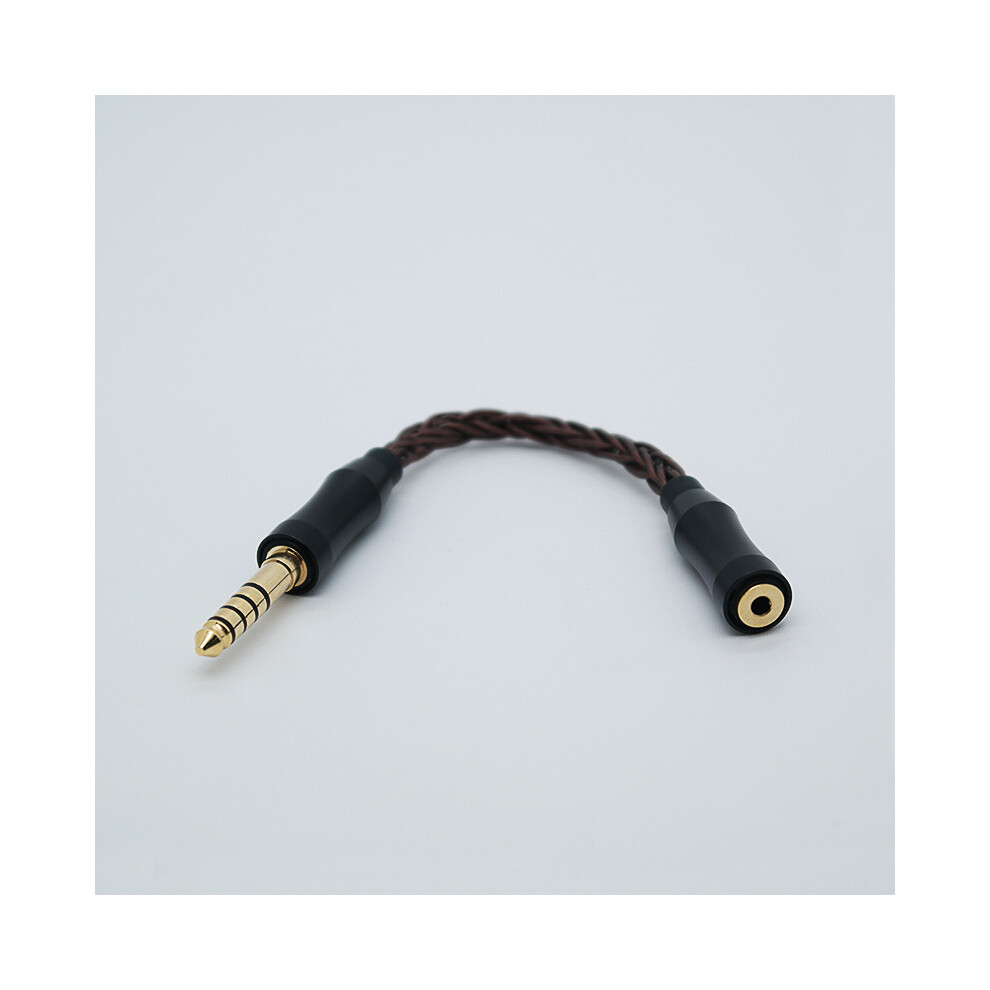 (4.4 Balanced Male ) 1Pcs Adapter Cable 2.5 Balanced Female To 3.5 Stereo/4.4 Balanced Male Bronze 320997687047