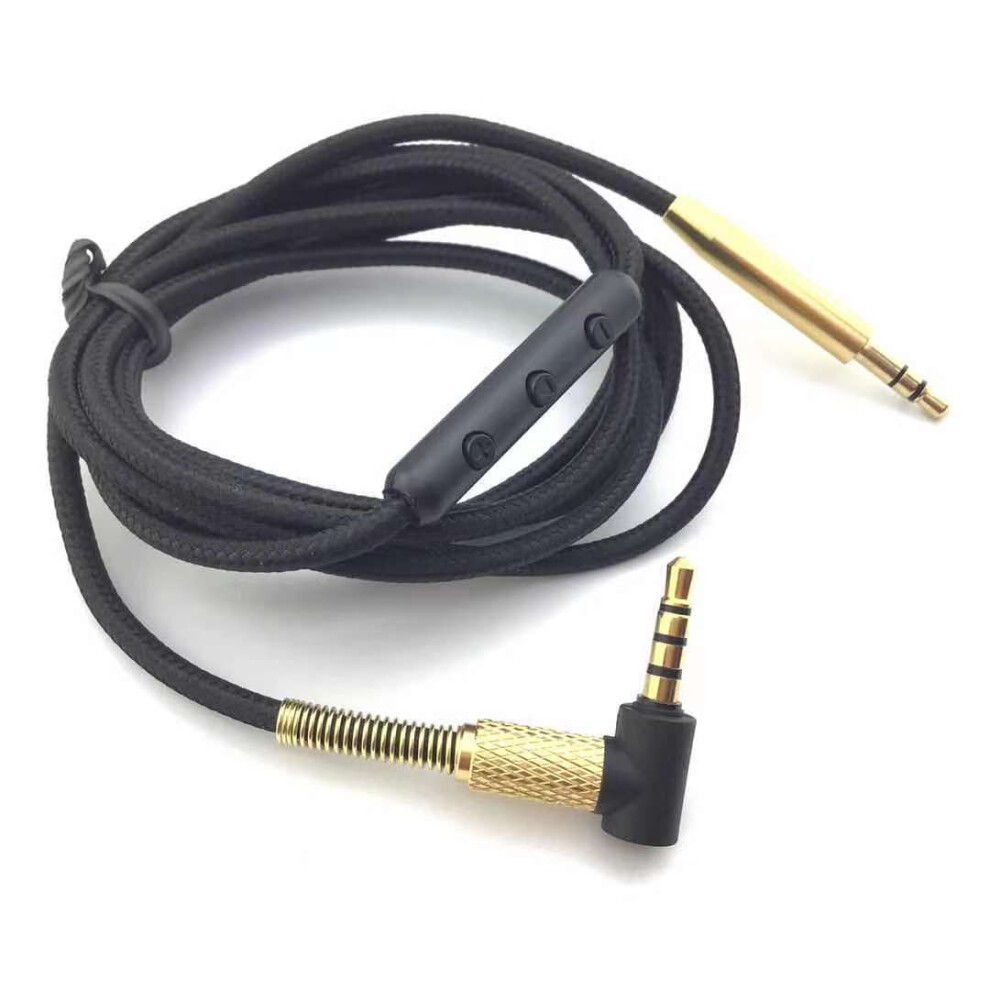 (3.5 head universal with Mic) For BOSE QC25 QC35 Headset Cable with Microphone Replacement Audio Cable