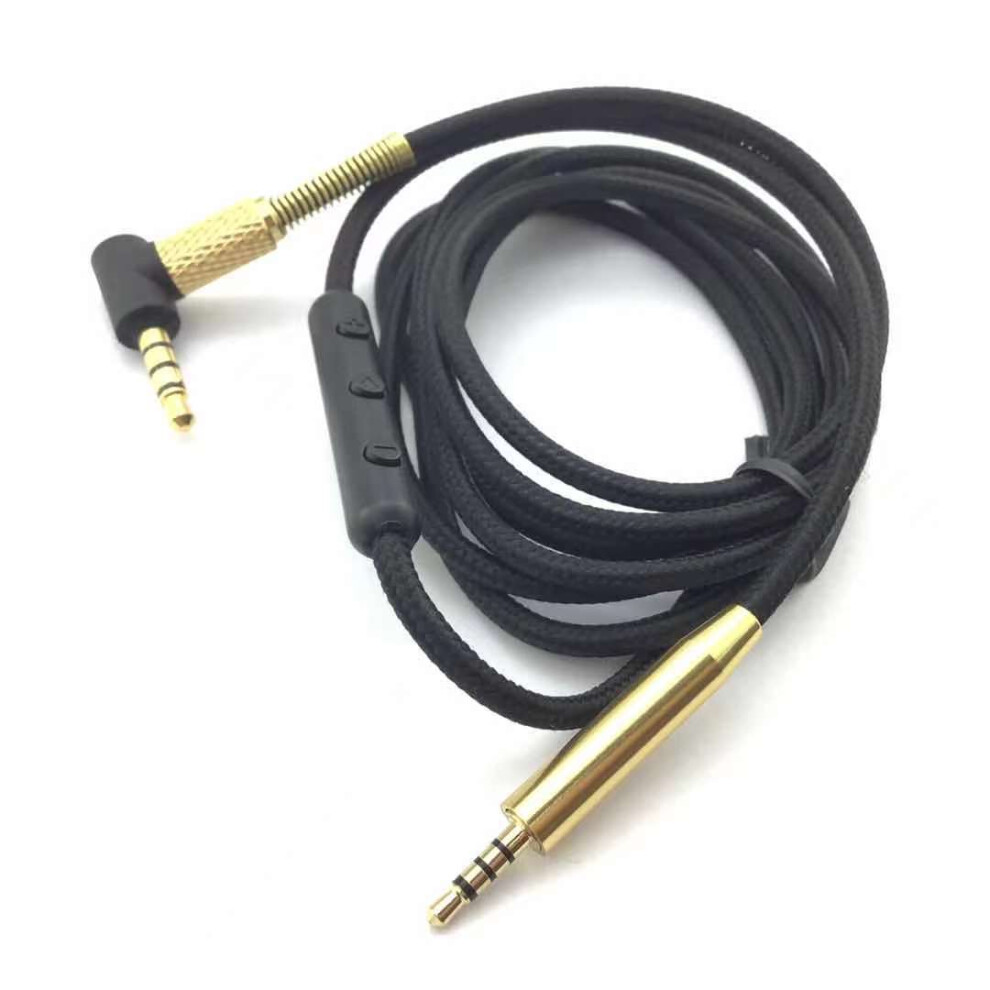 (QC35 2.5 head with Mic) For BOSE QC25 QC35 Headset Cable with Microphone Replacement Audio Cable