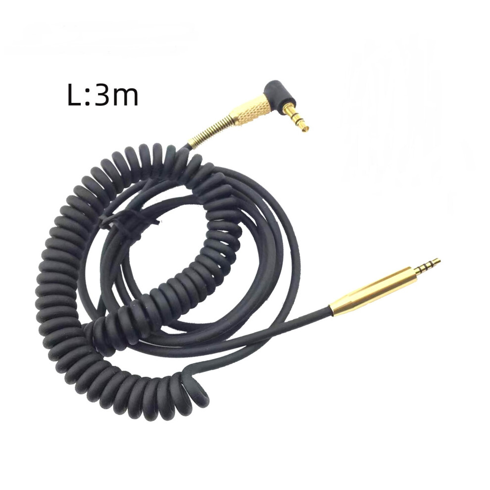 (Spring 3M without Mic) For BOSE QC25 QC35 Headset Cable with Microphone Replacement Audio Cable
