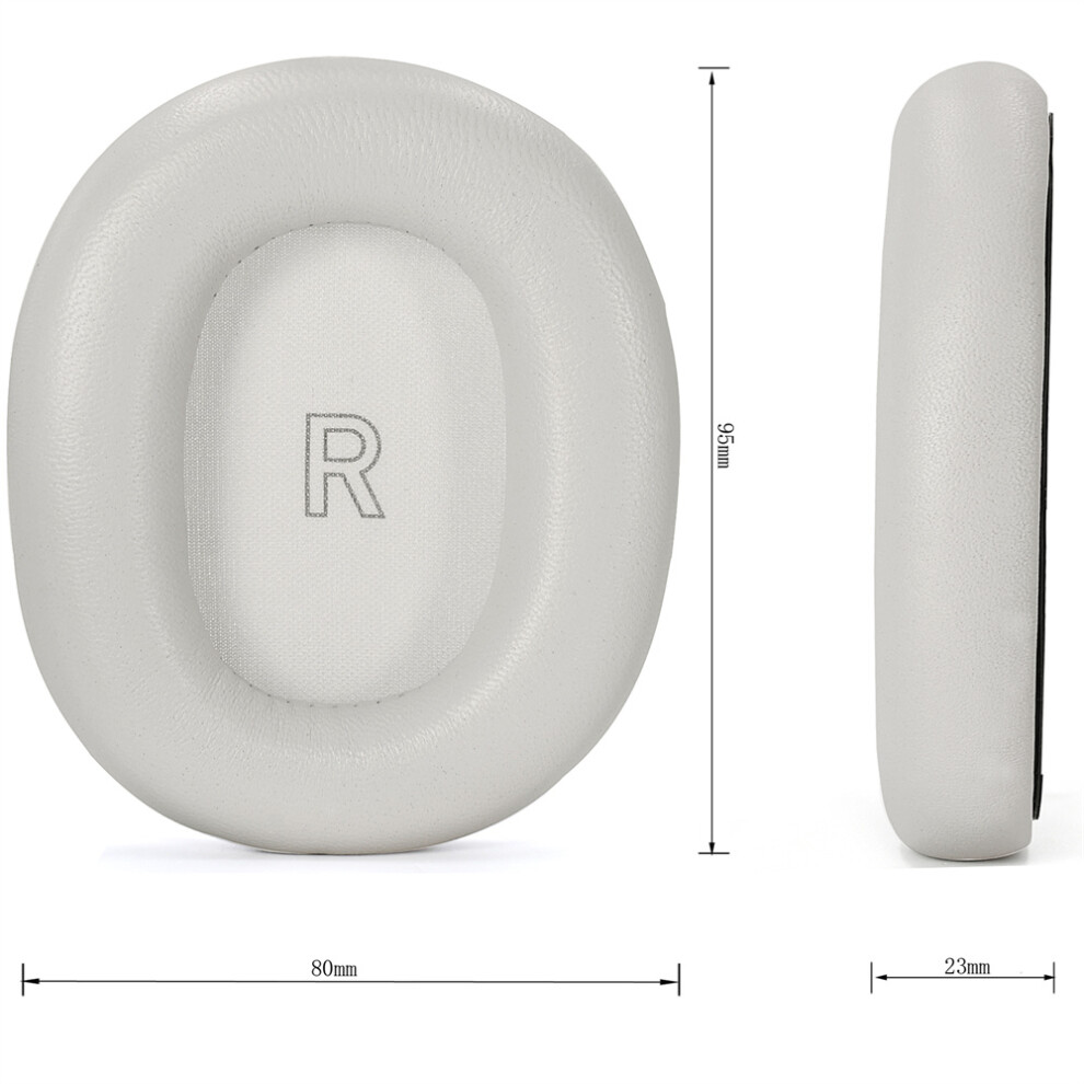 Beige (Beige) 1 Pair Headphone Replacement Sheepskin Comfort Earmuffs For B&O Beoplay H95