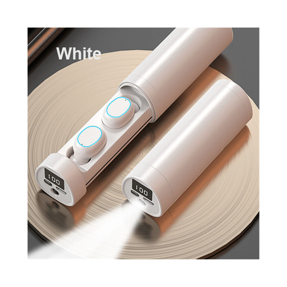 (White) N21 Hifi Tws Bluetooth Earphones Wireless Headphones Smart Touch Earbuds Headset White 320997688068