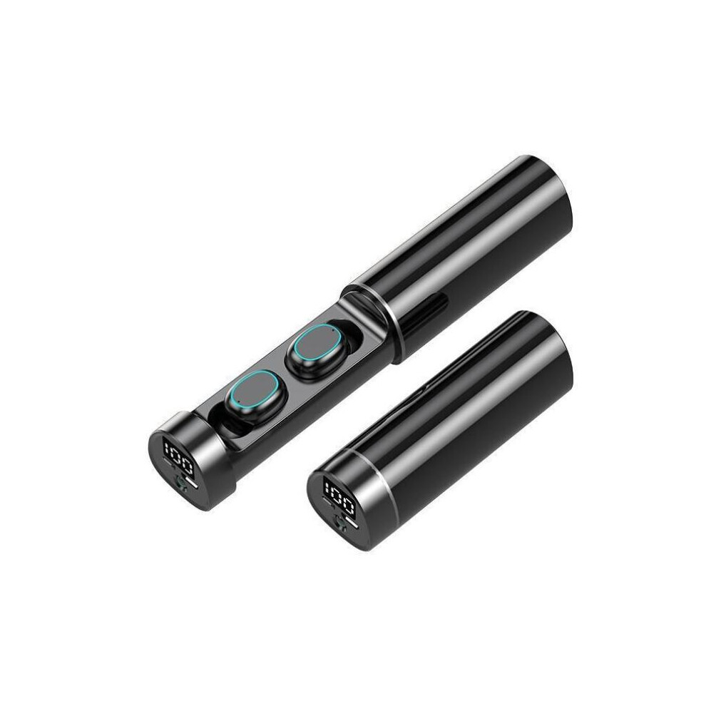(Black) N21 Hifi Tws Bluetooth Earphones Wireless Headphones Smart Touch Earbuds Headset Black 320997688051