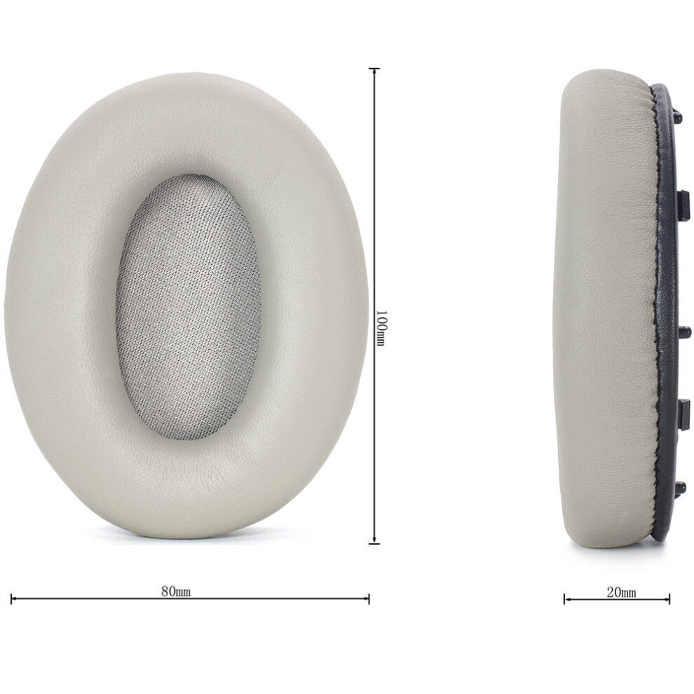 (Gray) 1 Pair Comfort Ear Cushion Replacement Foam Pads For Sony Wh-1000Xm3 Headphones Gray 320997684503