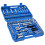 94 Piece Socket Set CRV 1/4 1/2 Drive Metric Hex Star Bits Ratchet Tools 1