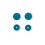 Prym Prym Fasteners, Turquoise, One 2