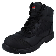 (Black, UK 10) Mens Arma Steel Toe Cap Safety Boot A16-Titan