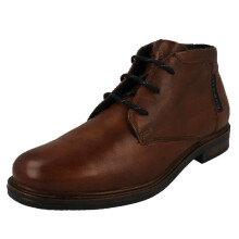 (Tan, UK 10.5) Mens Bugatti Formal Ankle Boots 311-A8Z33-4100
