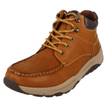 (Tan, UK 10) Mens Thomas Blunt Casual Ankle Boots A3086