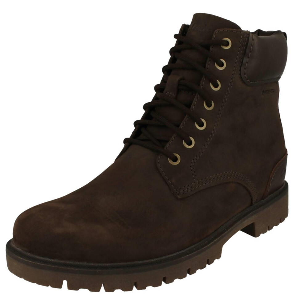 Clarks (, Uk 11) Mens Gore-Tex Ankle Boots - Rossdale Hi Gtx Brown