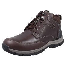 (Brown, UK 7) Mens Clarks Slip Resistant Waterproof Lace Up Boots - Spypath Hi GTX