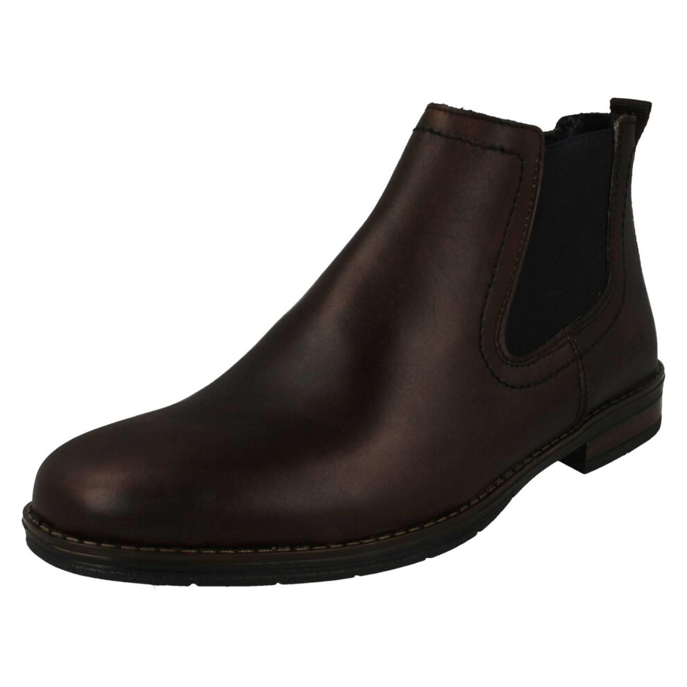Rieker (, Uk 7.5) Mens Chelsea Boots 10374 Brown