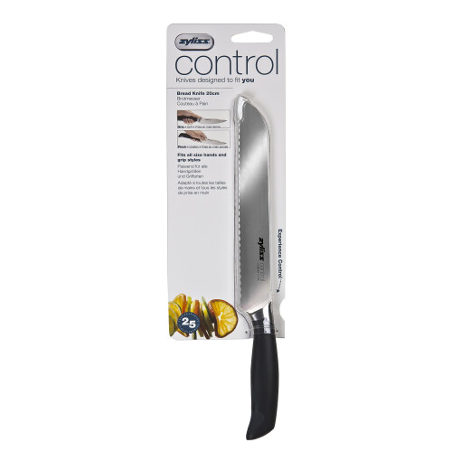 Zyliss Control 20cm Bread Knife, Black 1