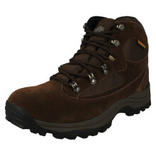(Brown, UK 12) Mens Northwest Territory Lace Up Waterproof Hiking Boots - Kendal