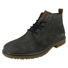 (Grey, UK 8) Mens Rieker Smart Casual Ankle Boots 33106