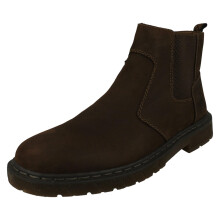 (Brown, UK 12) Mens Rieker Warm Lined Dealer Boots 31650