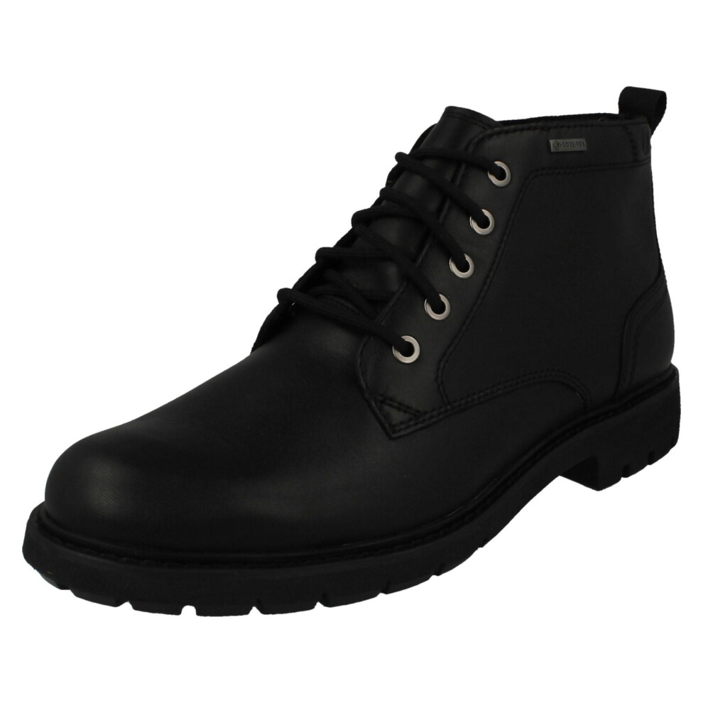 Clarks (, Uk 7) Mens Gore-Tex Ankle Boots - Batcombe Mix Gtx Black