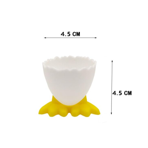 Egg Cups Cartoon Egg Holders Soft Hard Boiled Egg Cups for Breakfast Brunch Soft Boiled Egg (Green) 1