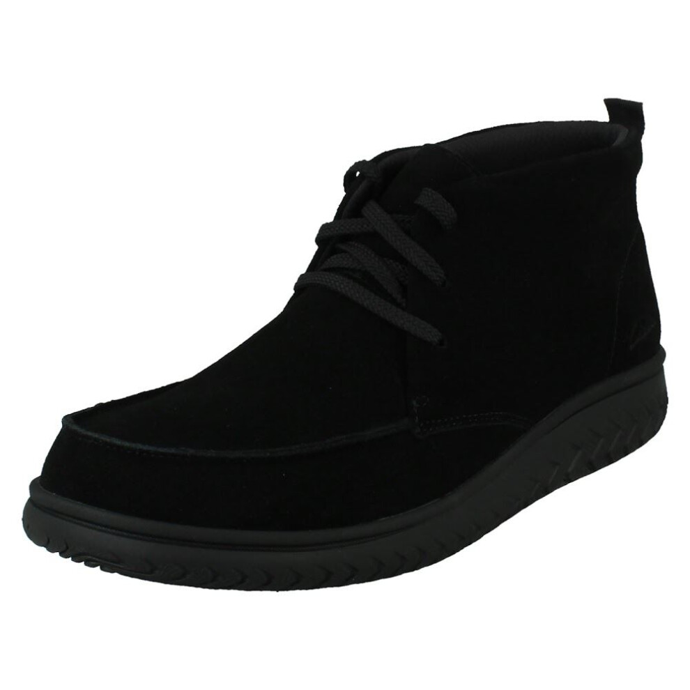 Clarks (, Uk 11) Mens Casual Moccasin Boots - Relaxlite Moc Black