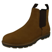 (Tan, UK 9) Mens Northwest Territory Waterproof Chelsea Ankle Boots - Wells