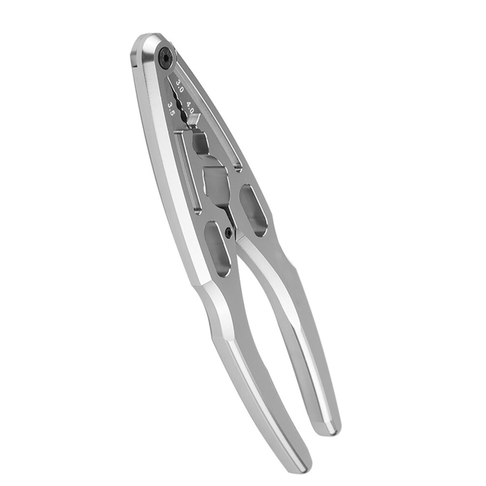 1Pc Rc Shock Clamp Pliers Grey Aluminum 15X4 Cm 8231393808511