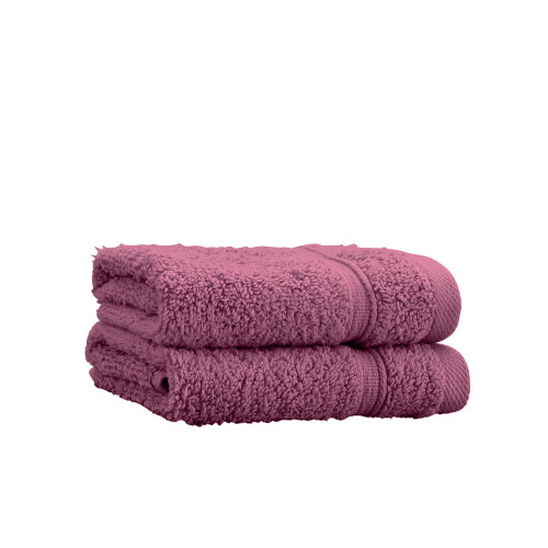 Catherine Lansfield Catherine Lansfield Zero Twist Cotton 30x30cm Face Cloth Pair Raspberry 2