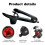 Cherry Pitter,MUNSKT Multi Cherry Stoner Tool Pit Remover,Olive Picker Fruit Cherries Seed Corer,Portable Multifunctional Professional Quick with 3