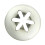PME JEM Drop Flower Piping Nozzle no. 2D, Plastic, Silver Plastic 4