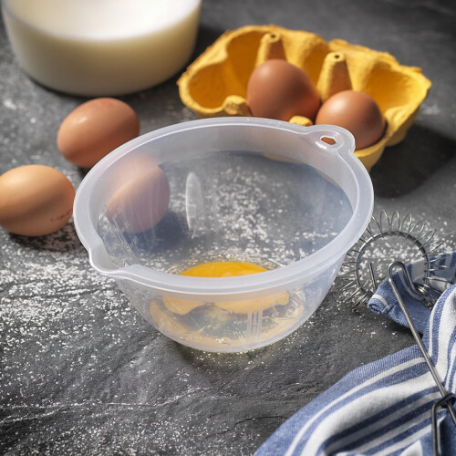 Addis Addis Small Plastic Mixing Bowl, Transparent, 700 ml 1