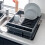 Addis Addis Mineral Grey Large Plastic Draining Rack, 510815 2