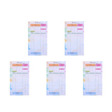 Budget Planner Insert Paper Multi Color 6 Ring Binder Organizer
