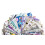 RayLineDo? 50pcs 10 * 10cm Different Pattern Patchwork Fabric Craft Printed Cotton Material Mixed Squares Bundle Quilting Scrapbooking Sewing Artcraft 2