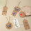 100 PCS Gift Tags with String, Kraft Paper Tags Present Labels Wedding Gift Tag for Gift Wrapping Easter Wedding Birthday 4