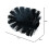Blue Canyon Plastic Replacement Toilet Brush Head, Black 2