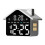 LED Digital Alarm Clock Electric Desk Clock-White whiteLight 1