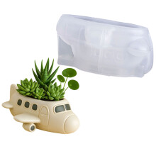 Aircraft Shape Silicone Molds For Making Decorative Flowerpot
