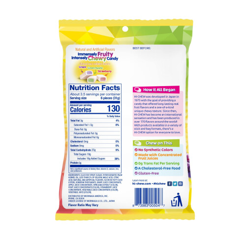Hi-Chew Regular Mix Candy 100 g 1