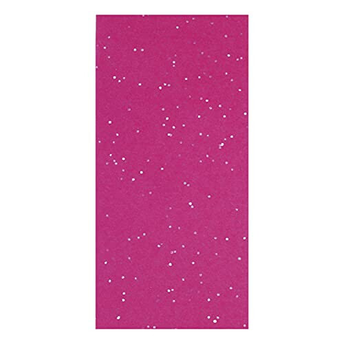 Eurowrap Pink Glitter Tissue Paper - 6 Sheets 1