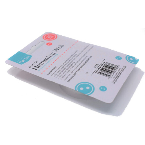 White Fabric Hemming Web Tape Roll, 25 meter - Easy-to-Use, Ideal Permanent Solution for Bonding Fabrics Together 2